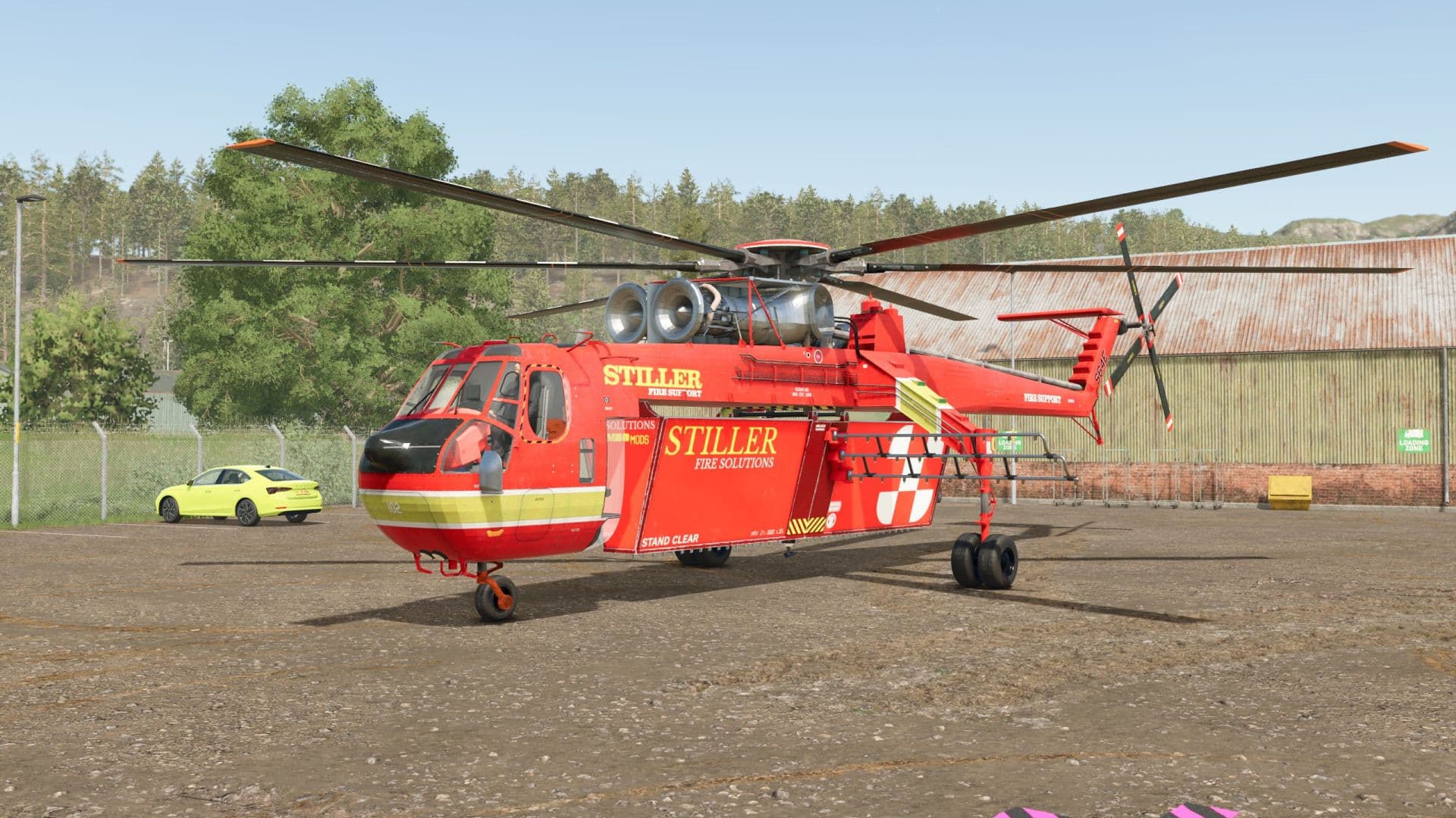 S64 - Sprayer Helicopter