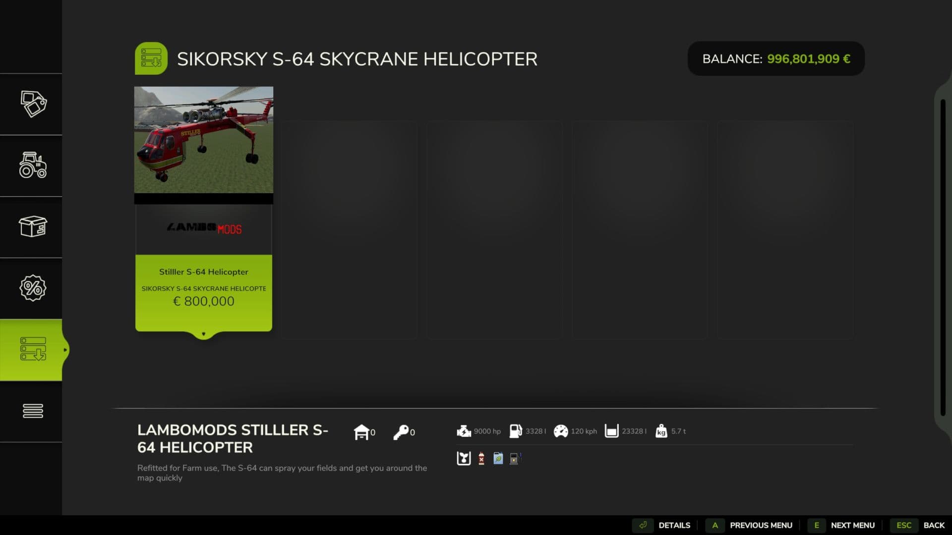 S64 - Sprayer Helicopter 5