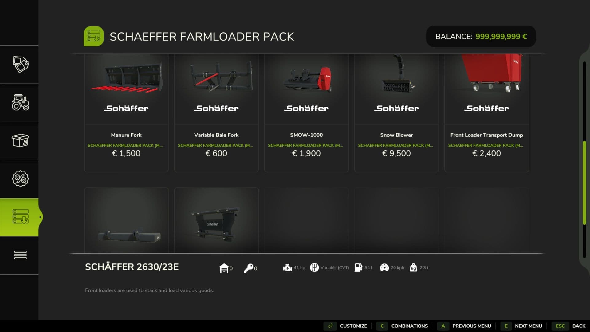 Schäffer farm loader pack 5