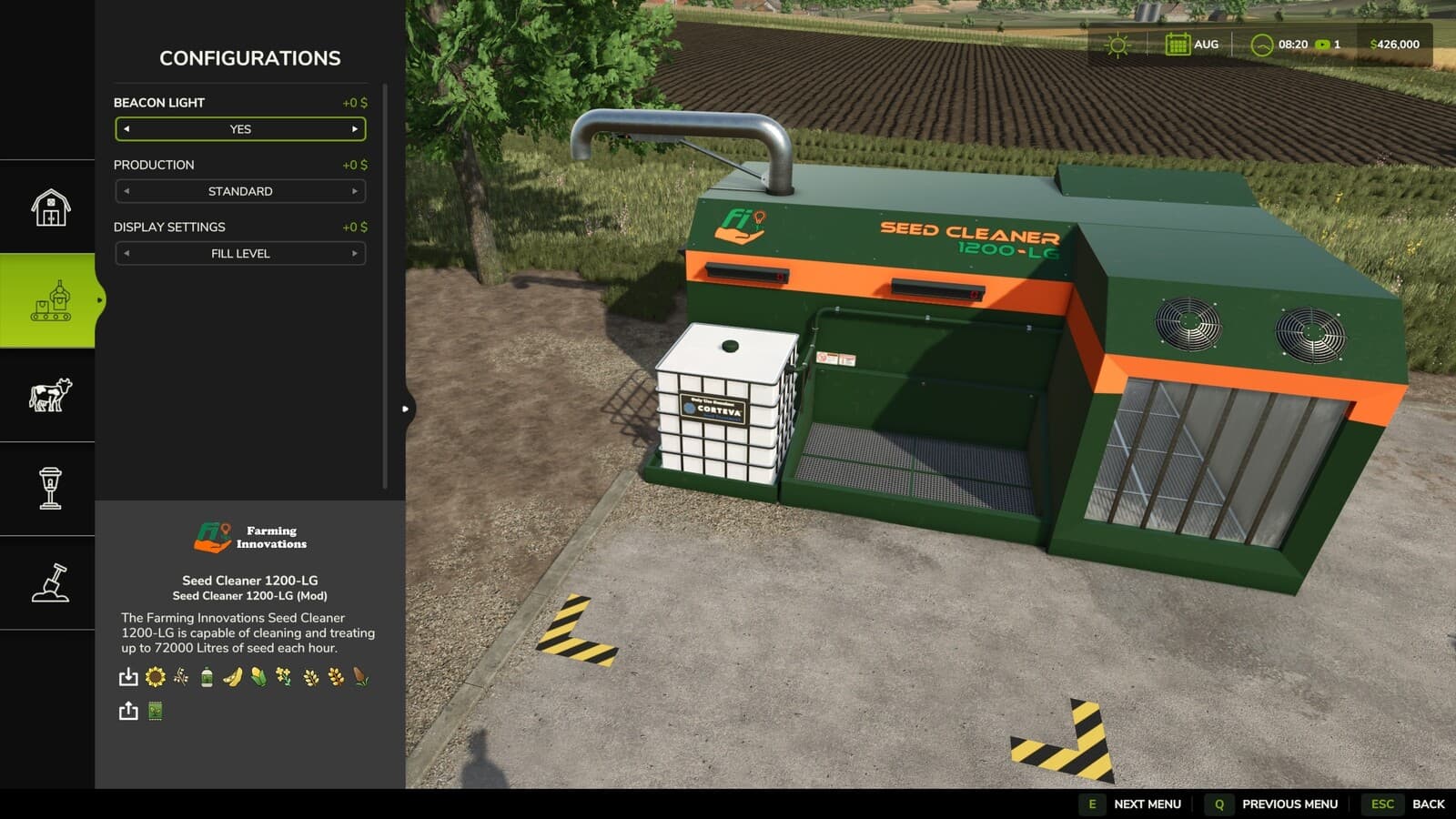 Seed Cleaner 1200-LG 4