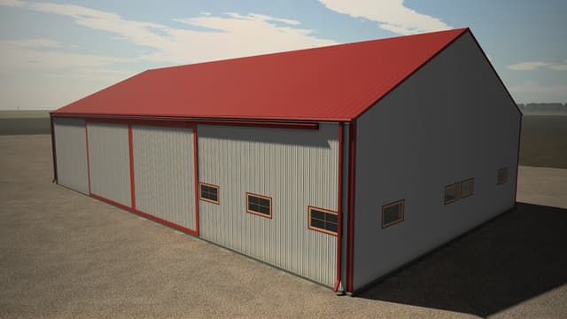 Shed With Double Slides