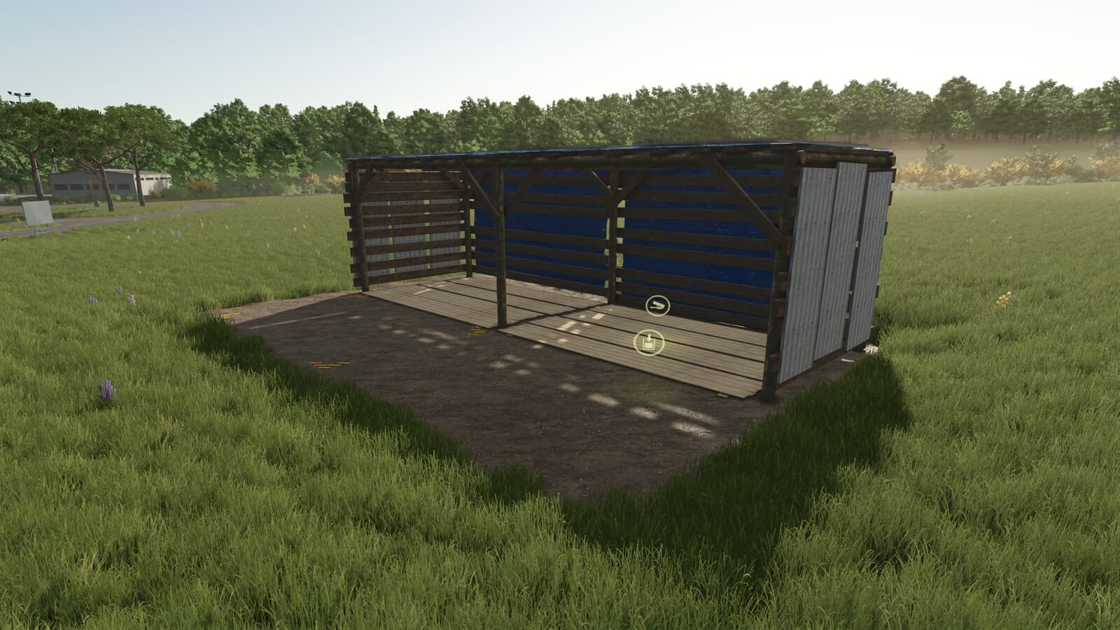 Small Rustic Bale Shed 3