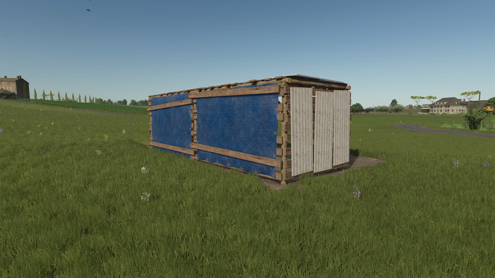 Small Rustic Bale Shed 2