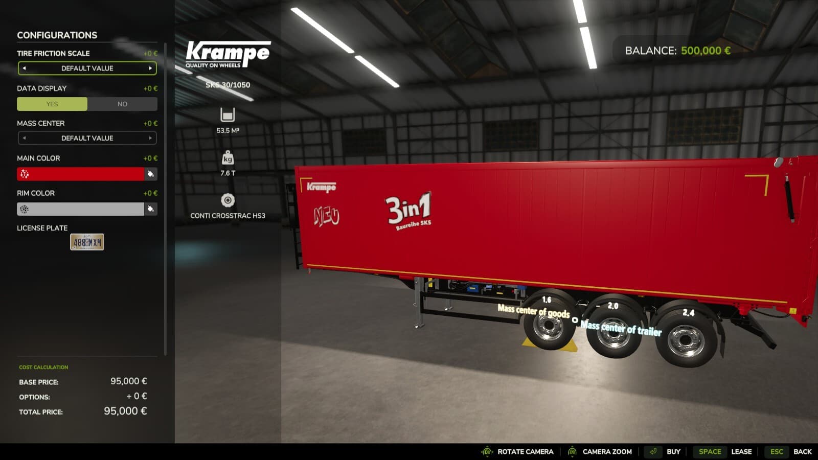 Vanilla Semitrailer Adjustment 2