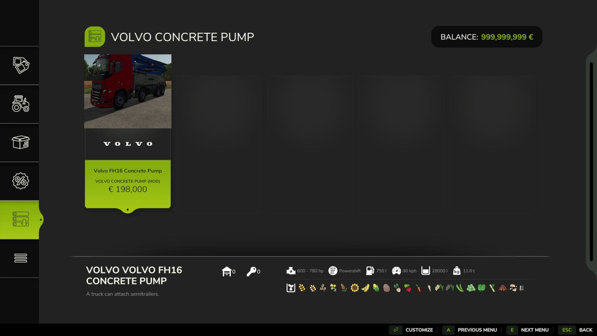 Volvo FH16 concrete pump truck 4