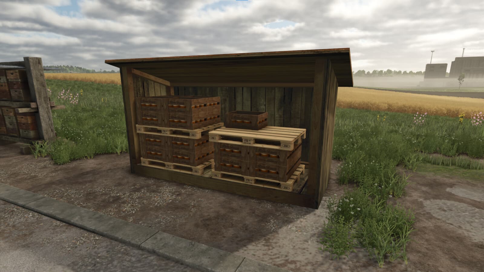Wooden Honey Shed