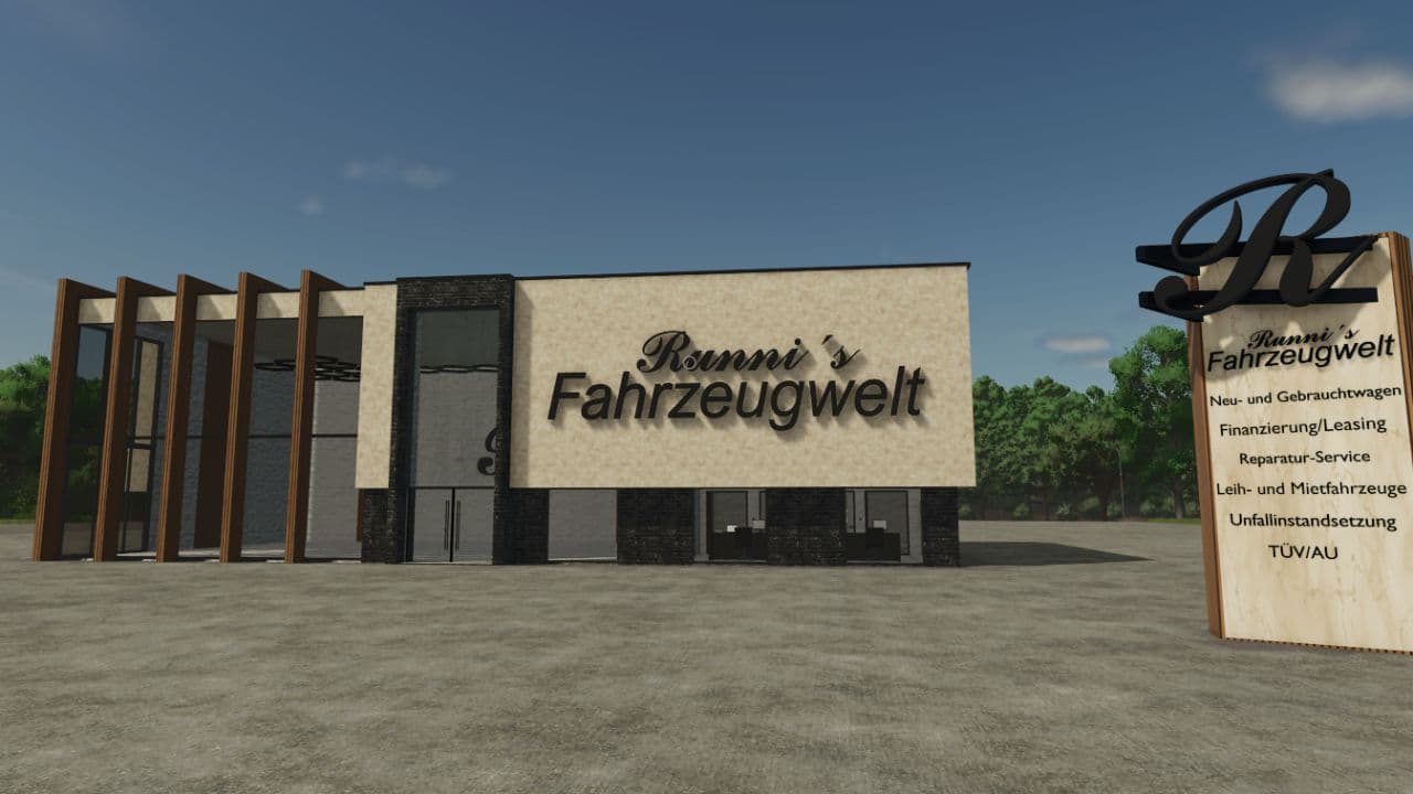 Runni's vehicle world (car dealership)