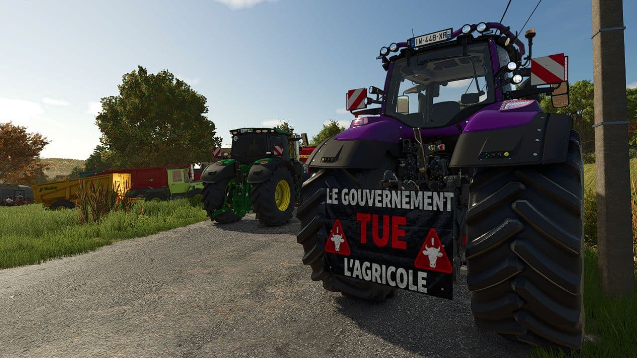 Agricultural sign for tractor 3