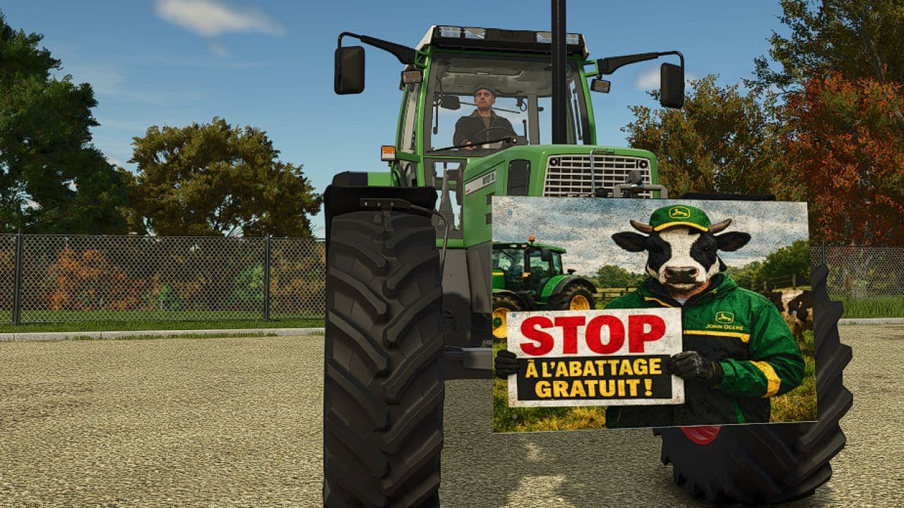 Agricultural sign for tractor 2