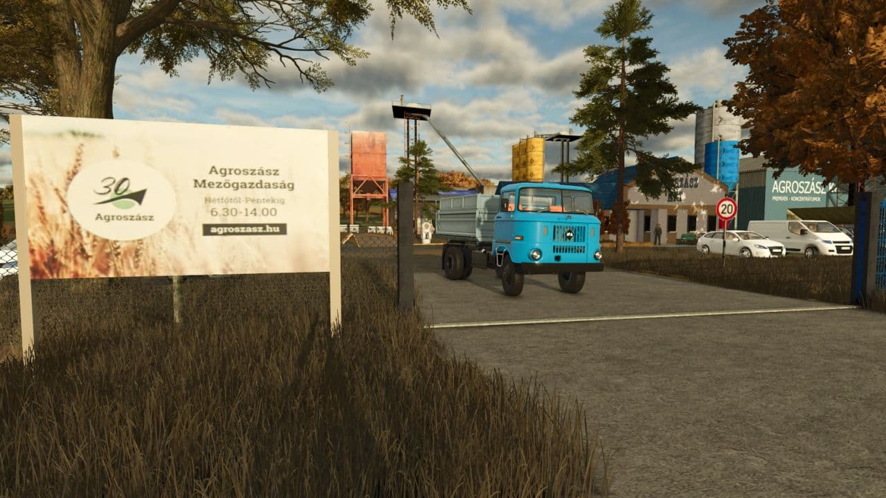 Agroszász map