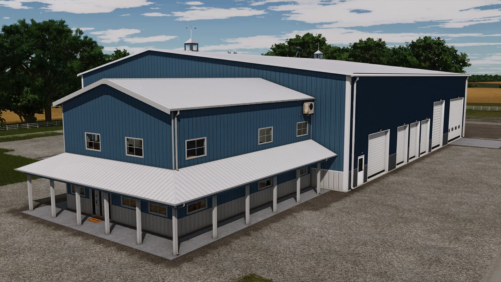 American Midwest Shop With Office 4