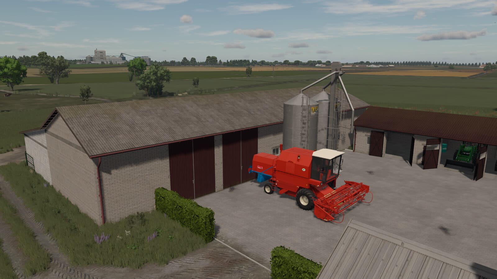 Big Barn With Cows
