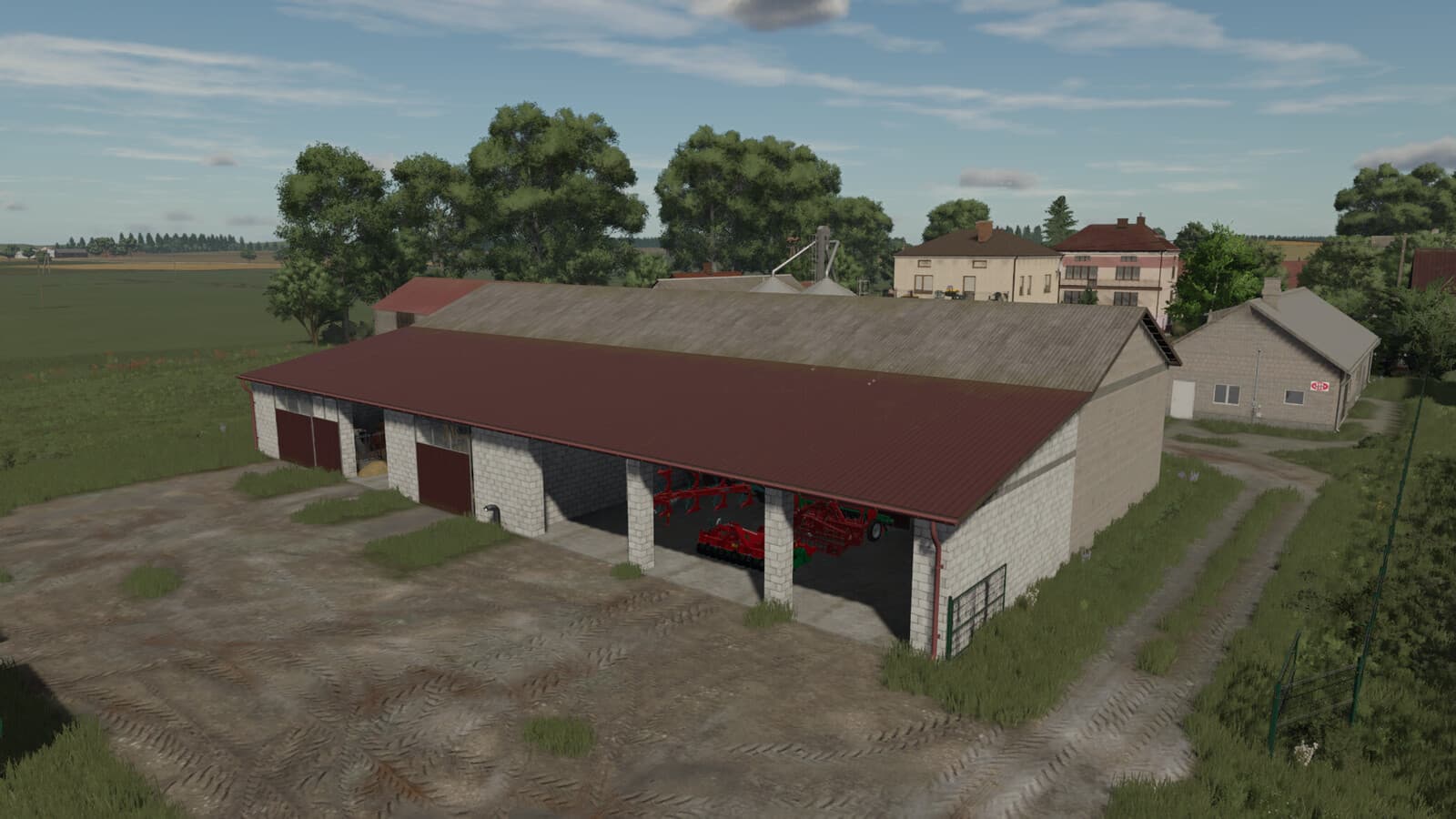 Big Barn With Cows 5
