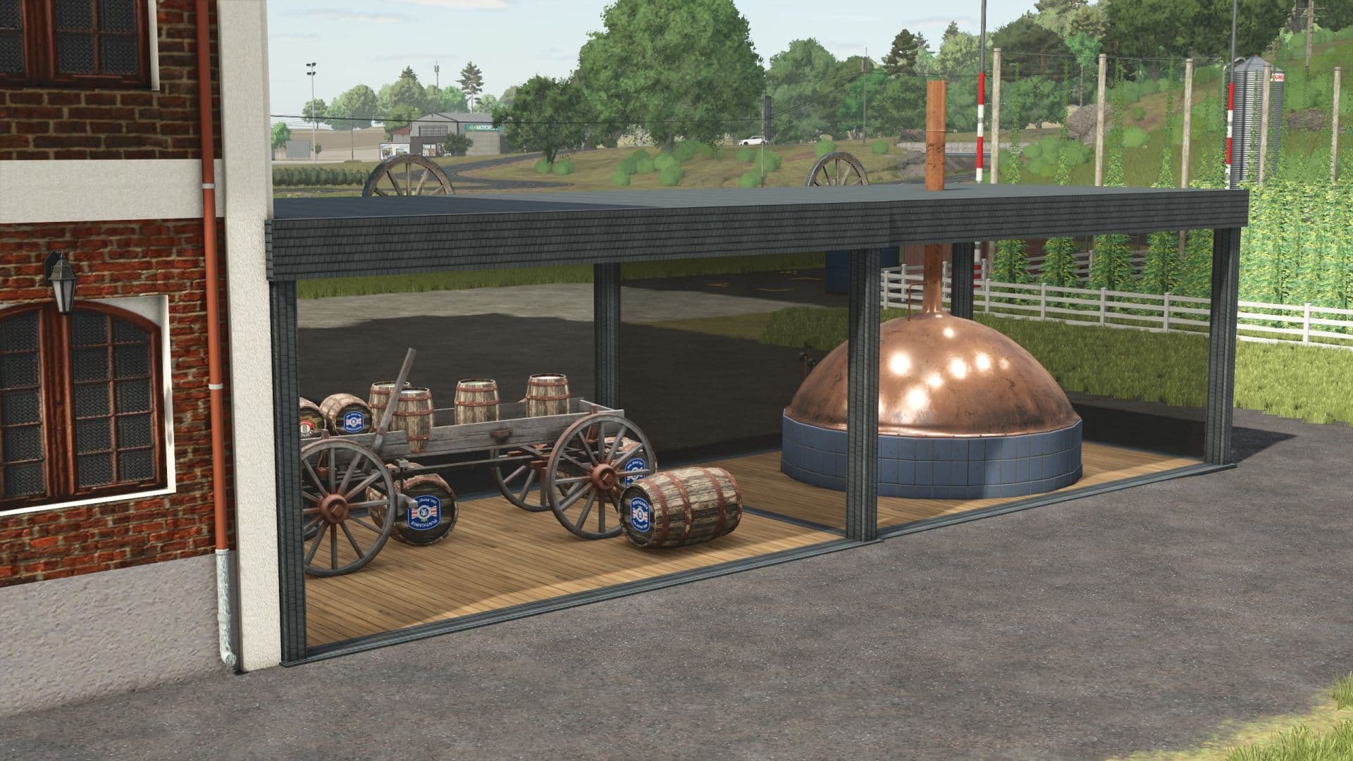 Brewery with hop plantation 4