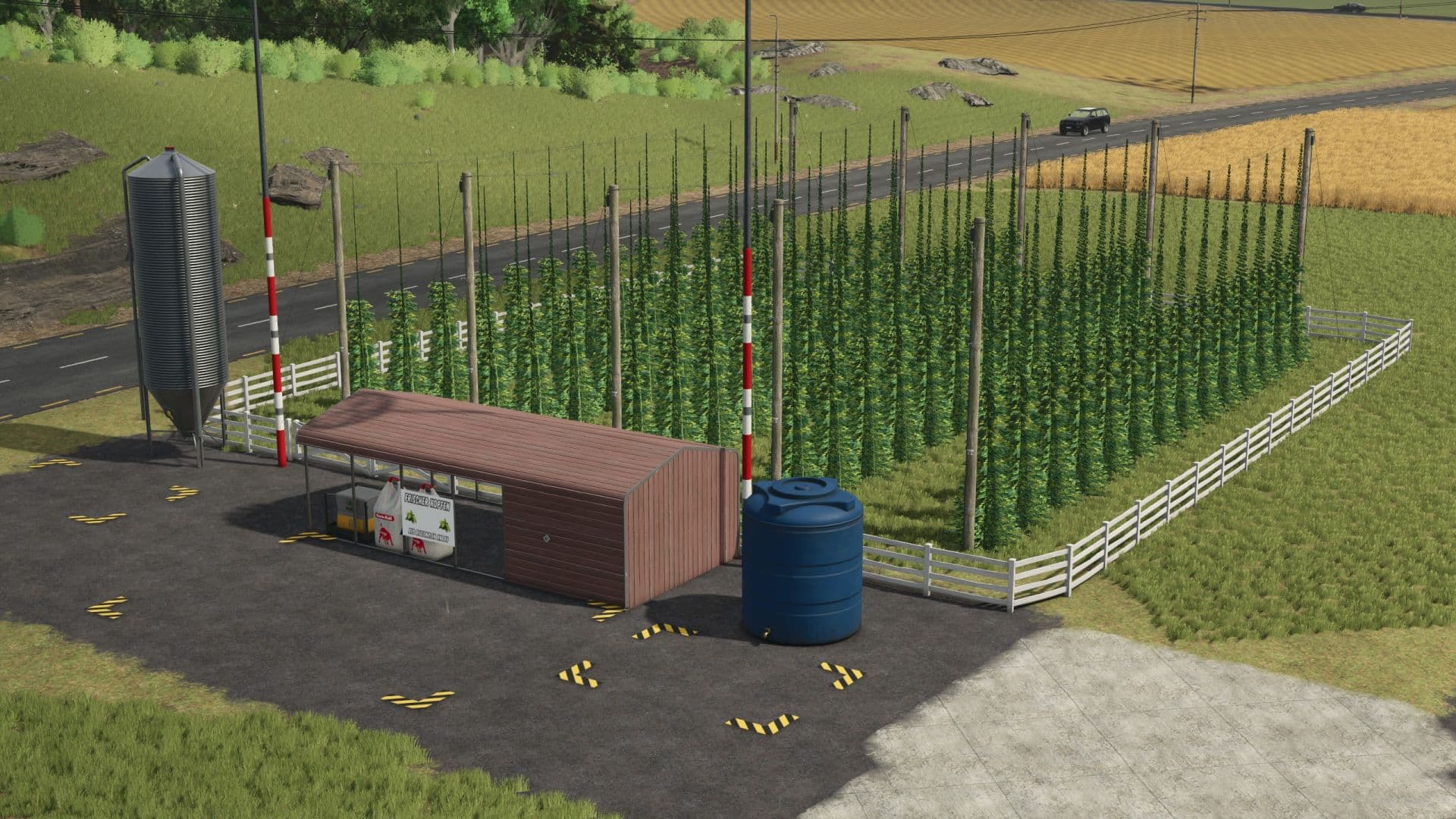 Brewery with hop plantation 3