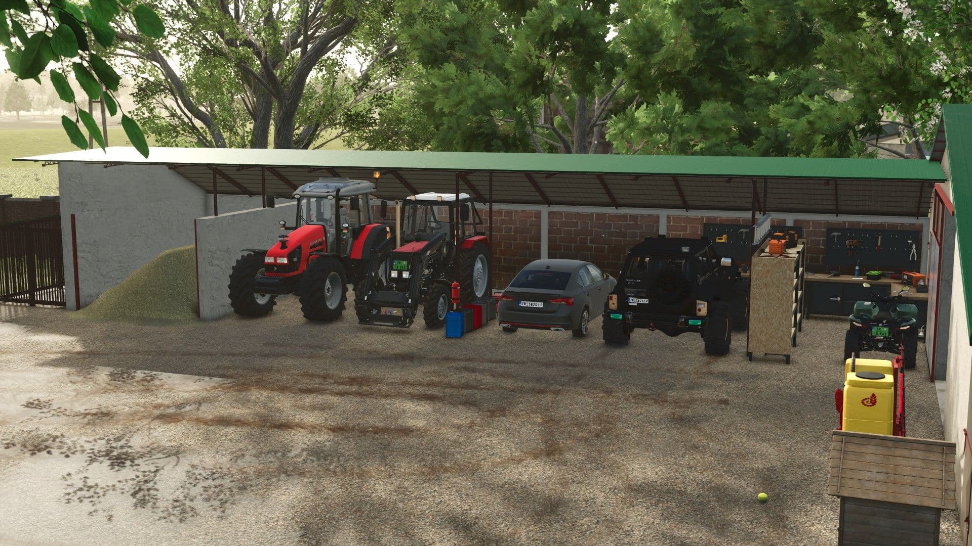 Cow Barn with shed 3