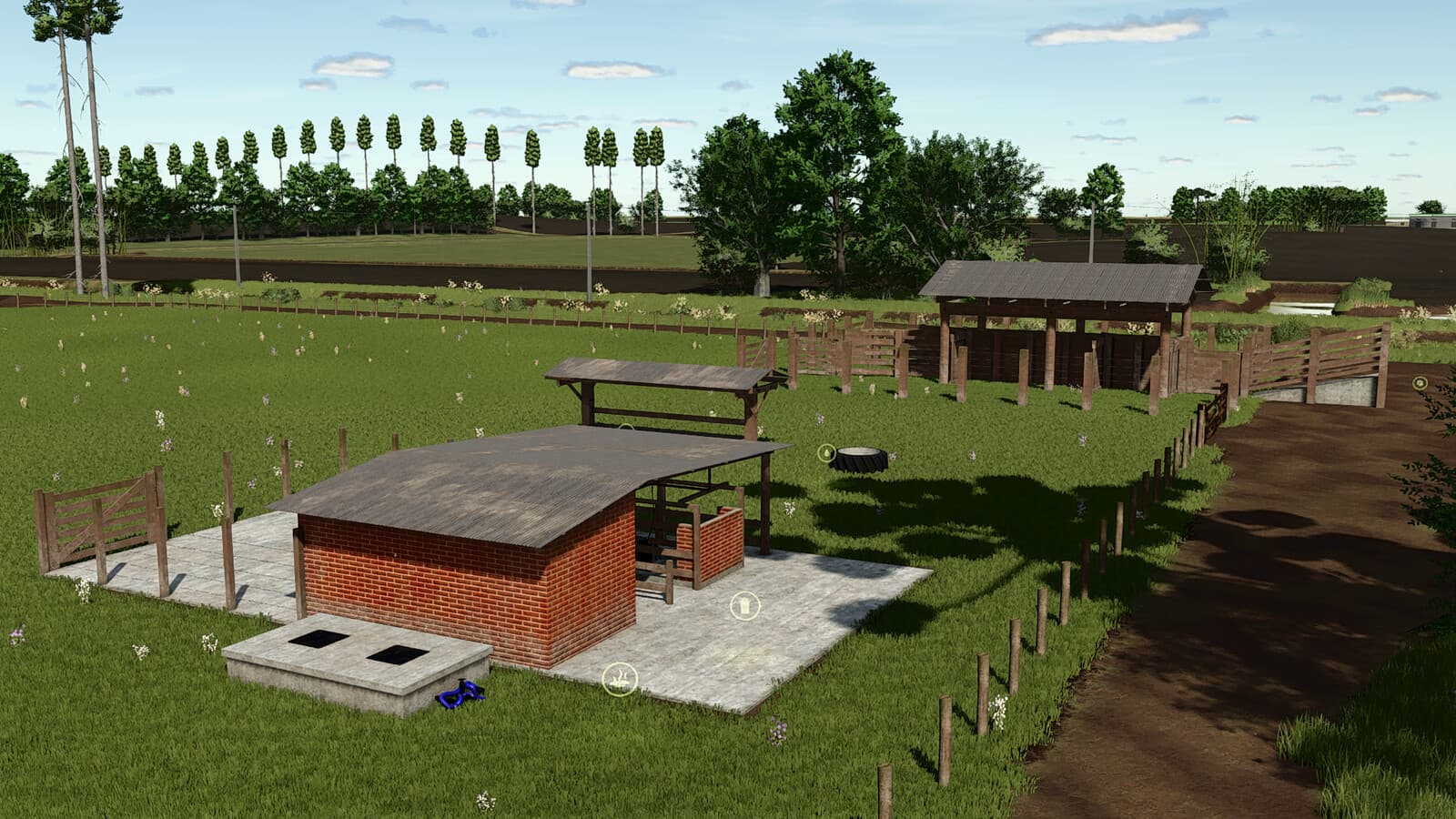 Cow Pasture With Milking Barn 5
