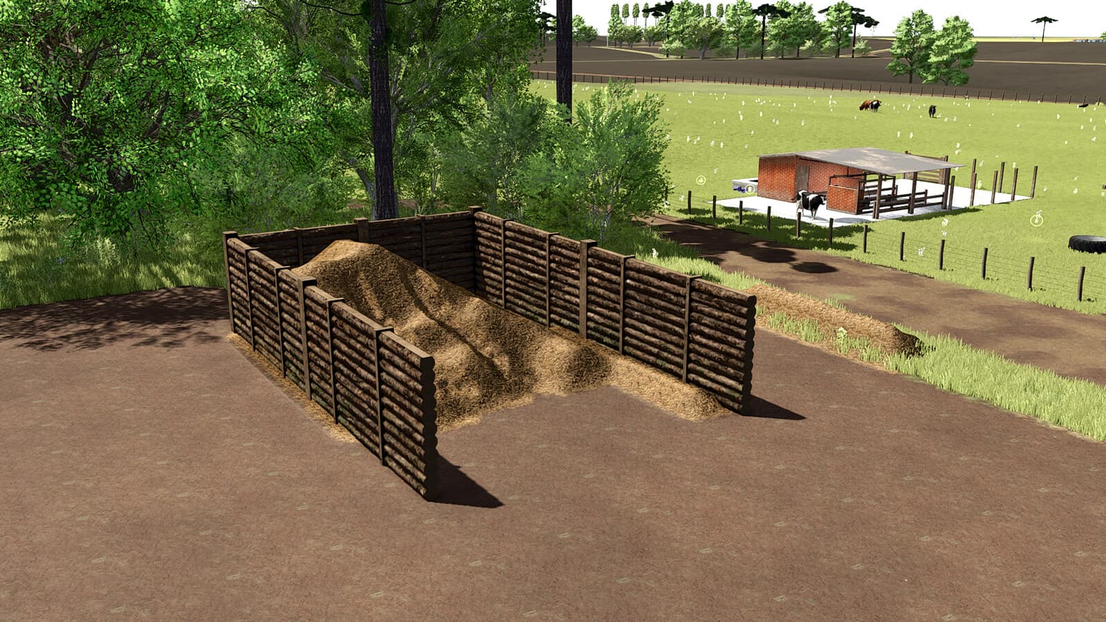 Cow Pasture With Milking Barn 4