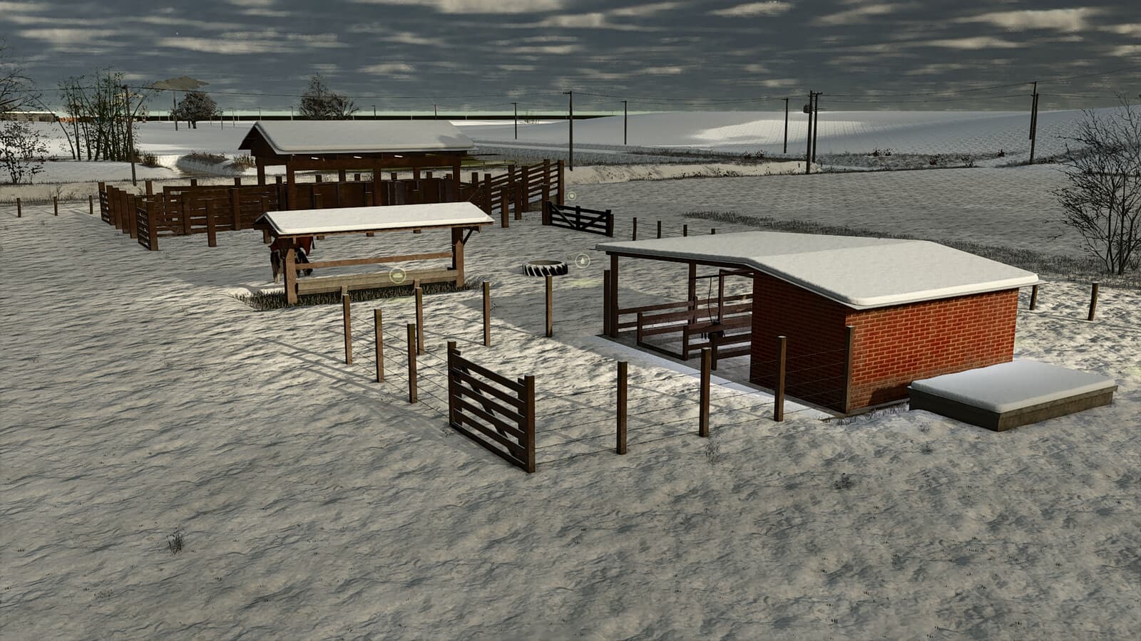 Cow Pasture With Milking Barn 2