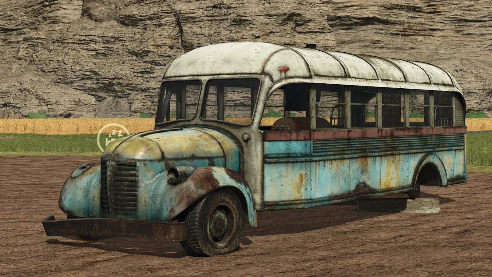 Damaged Bus House