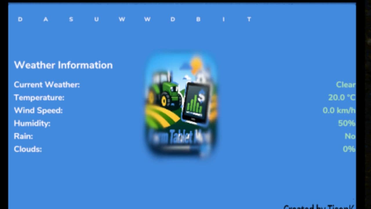 Farm Tablet 8