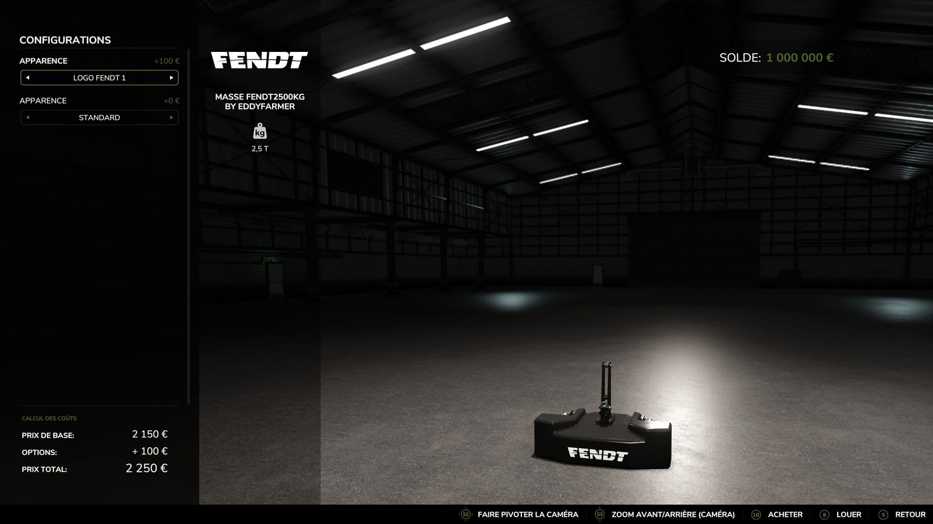 Fendt weight 5