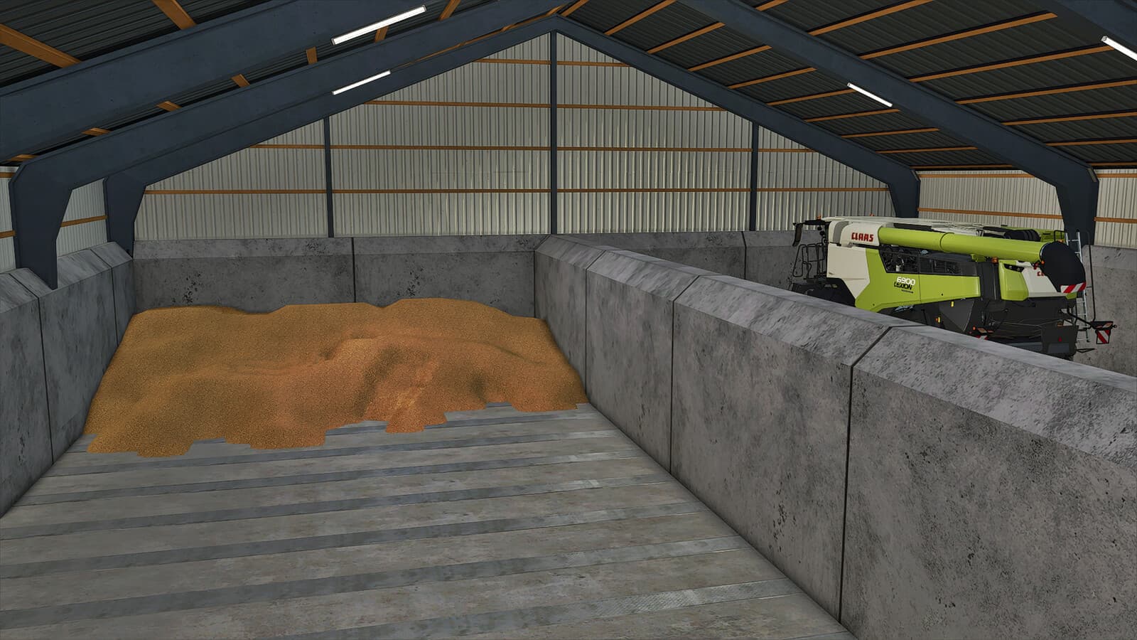 Grain Storage With Drying Floor 2