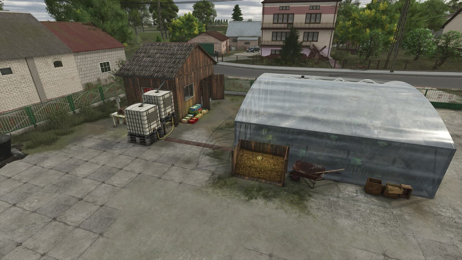 Greenhouse With Storage