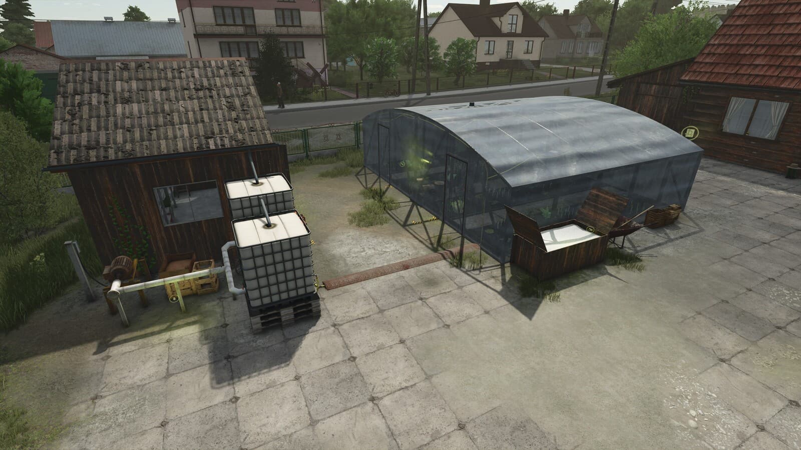Greenhouse With Storage 4
