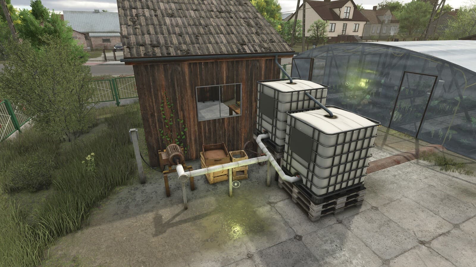 Greenhouse With Storage 3