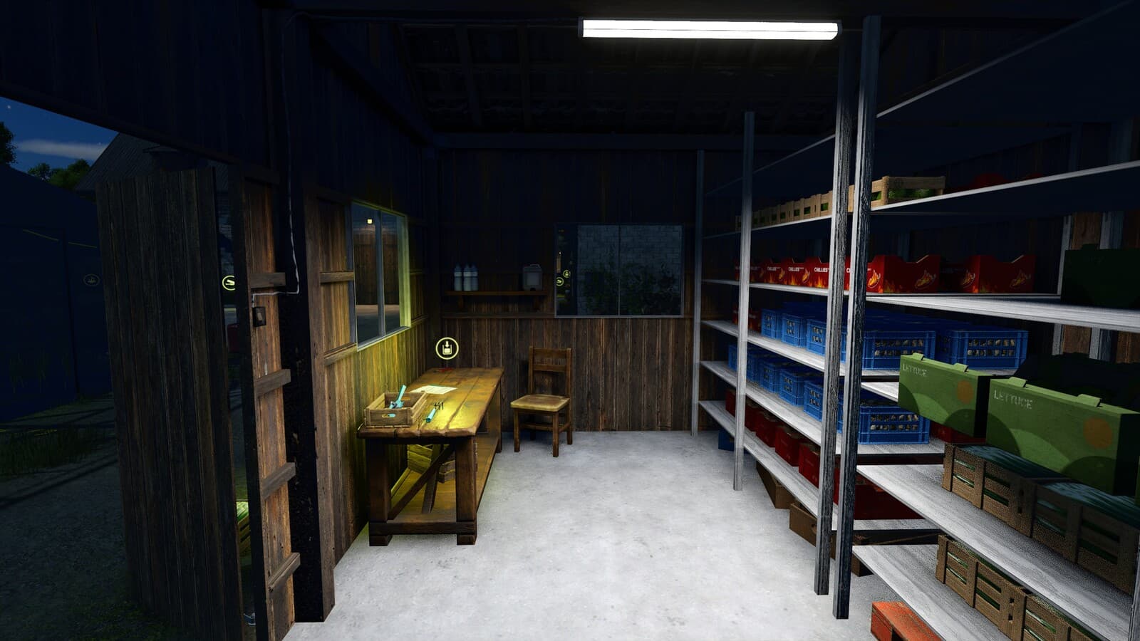 Greenhouse With Storage 2