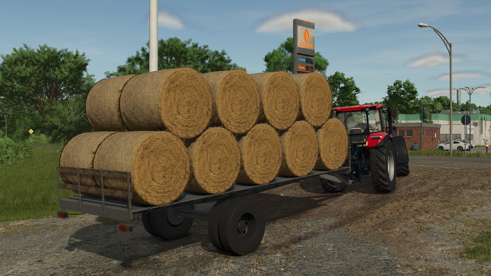 Homemade Bale Trailer 3