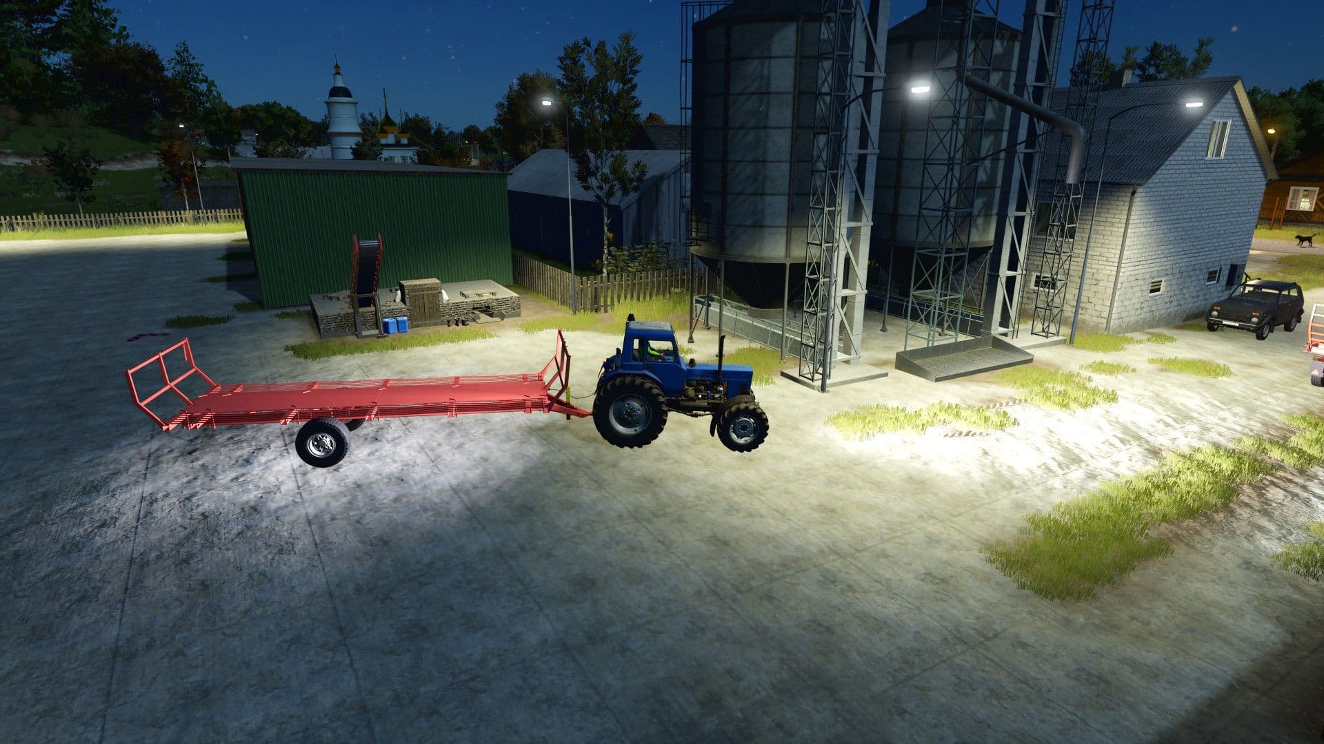 Homemade bale trailer 6