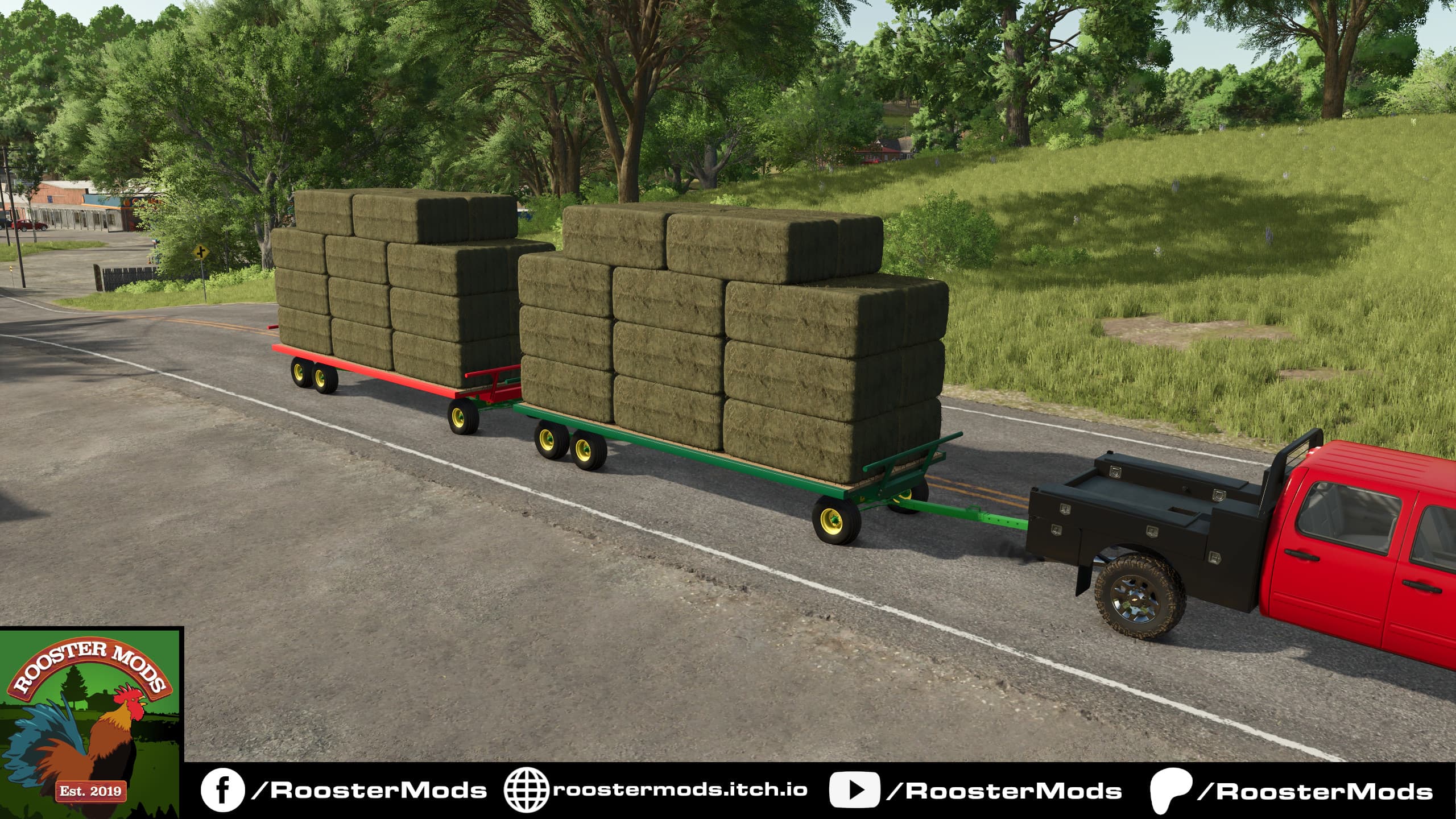 John Deere Bale Wagons 6