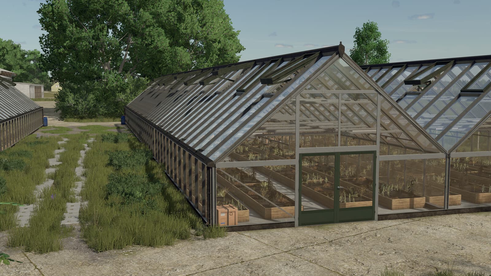 Large Glass Greenhouse Package 4