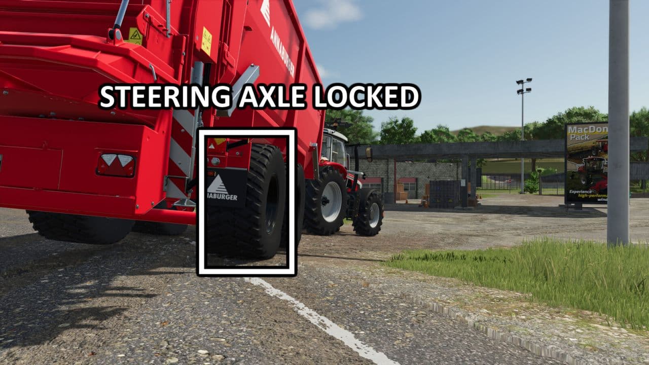 Lock Steering Axle 4
