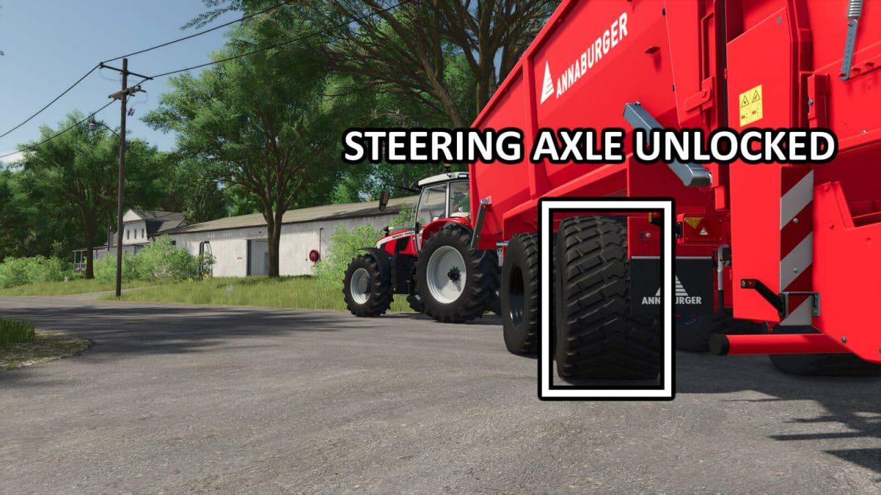 Lock Steering Axle 3