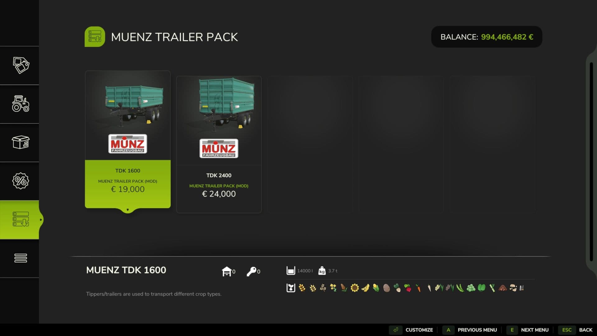 Mengele Trailer Pack 4
