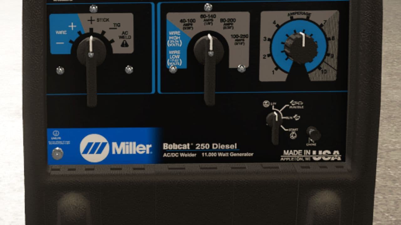 Miller Bobcat 250 Diesel welder 2
