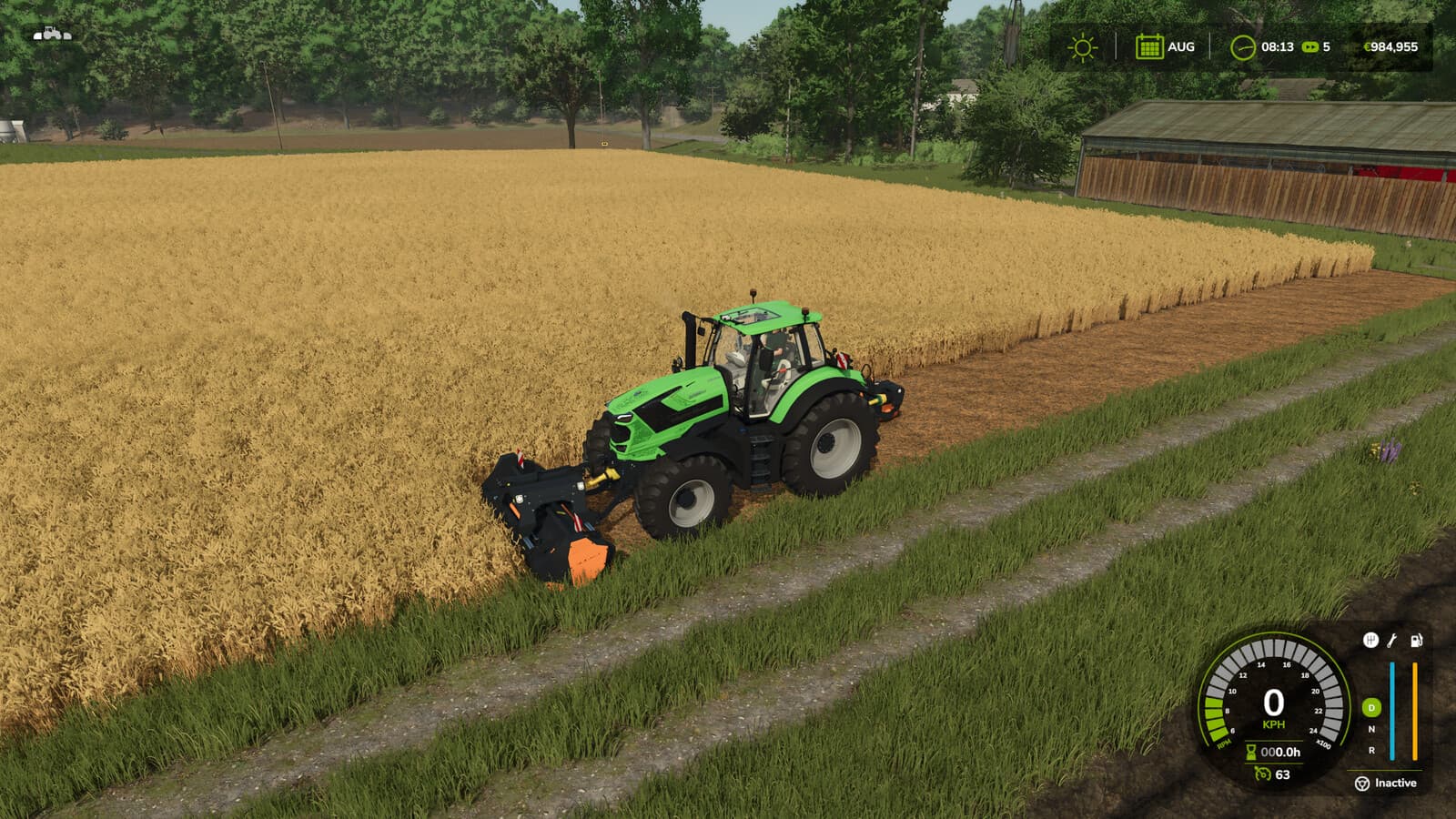 Mulching Fertilizes