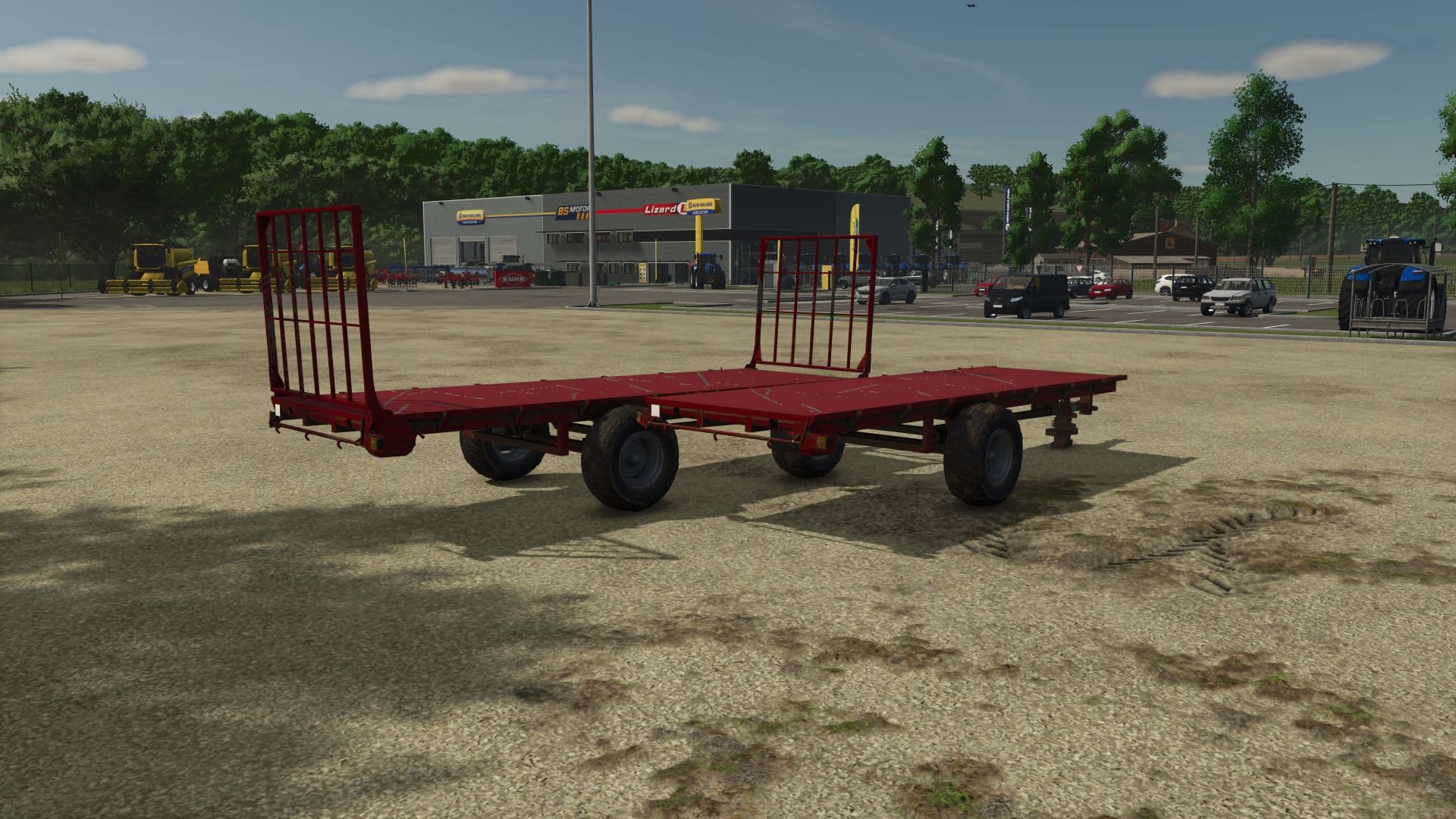 Old flatbed trailer 2