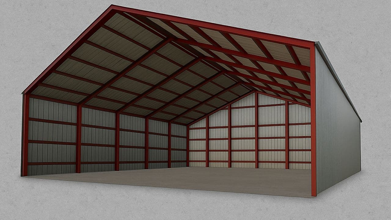 Open Storage Shed