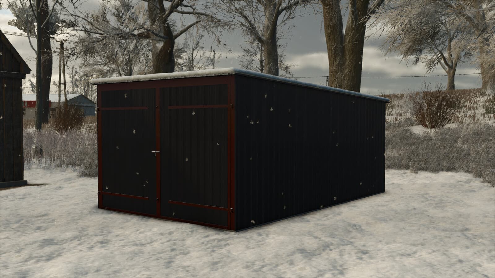 Pack Of Tin Car Garages 2