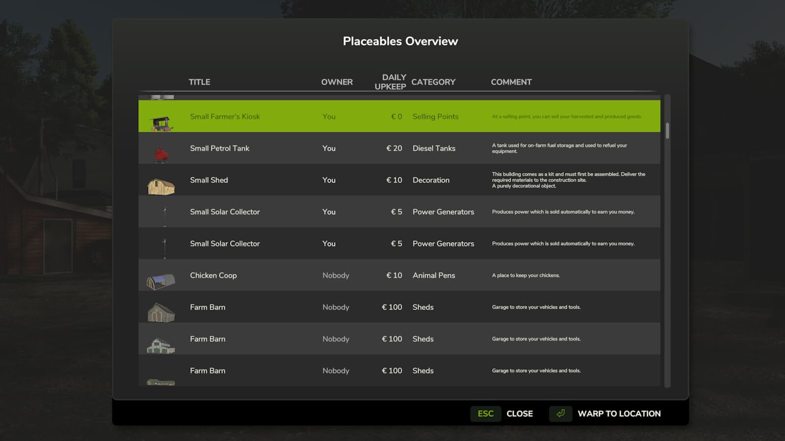 Placeable Overview 3