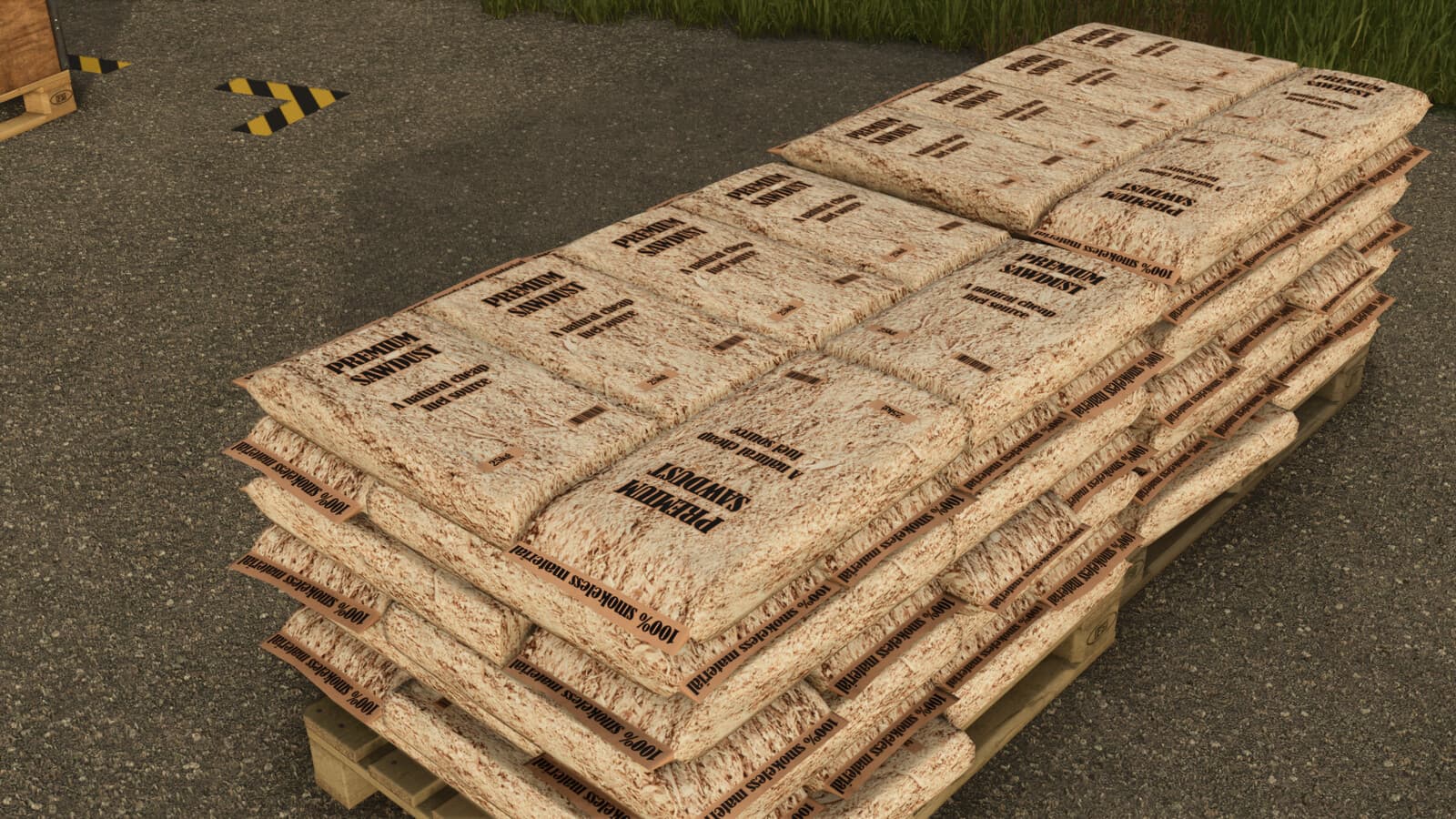 Refined Wood Chips, Sawdust Factory And Fuel Production Pack 4