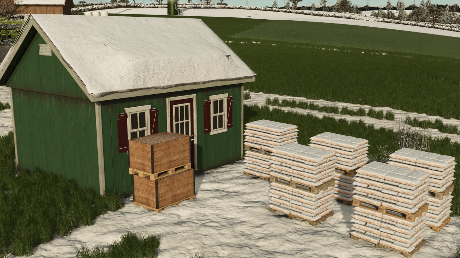 Refined Wood Chips, Sawdust Factory And Fuel Production Pack 2