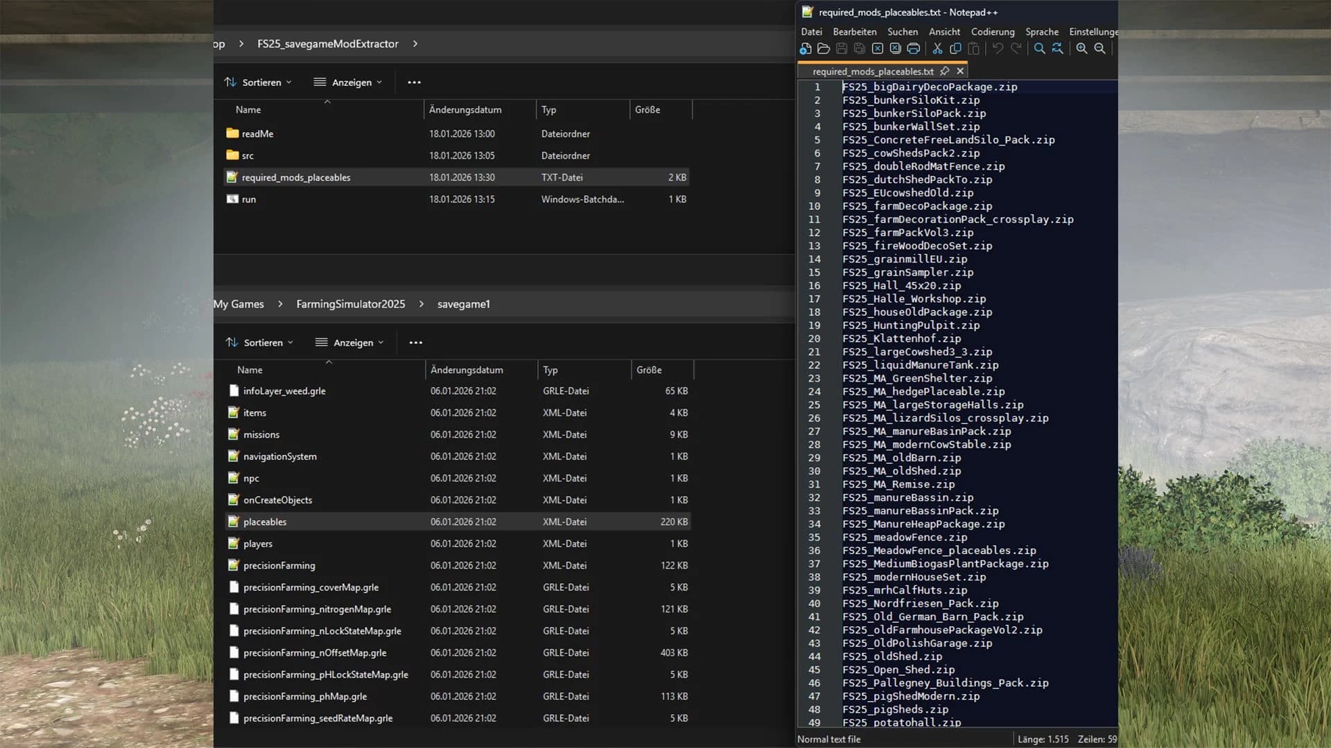 Savegame Mod Extractor v1.0 2
