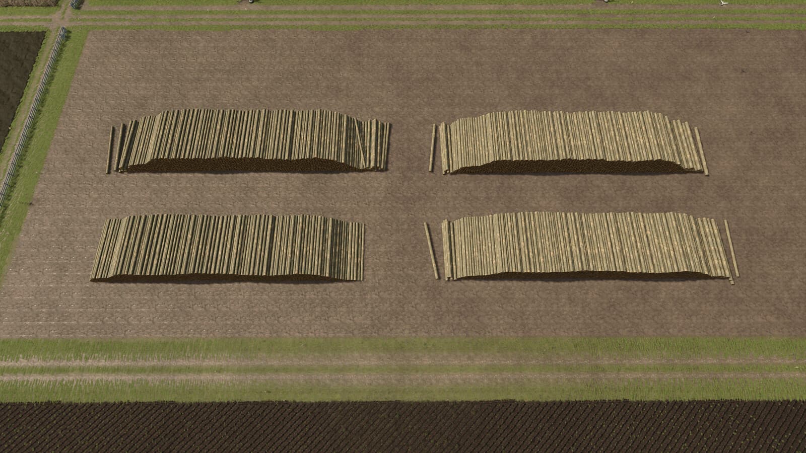 Sawmill Decoration Woodpiles 3