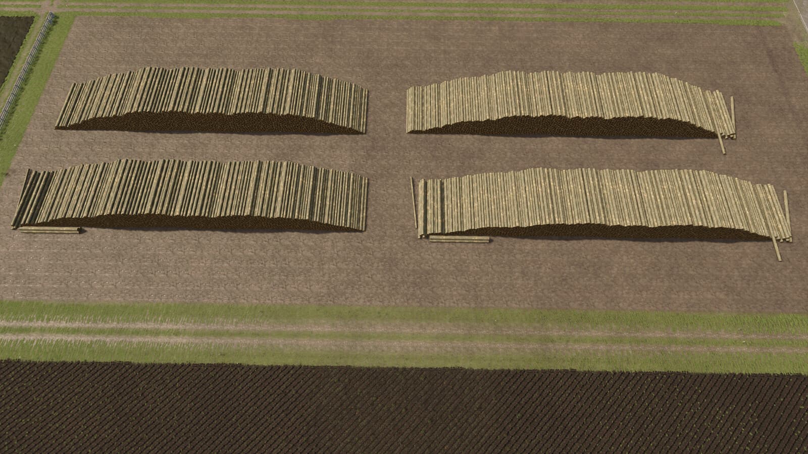 Sawmill Decoration Woodpiles 2