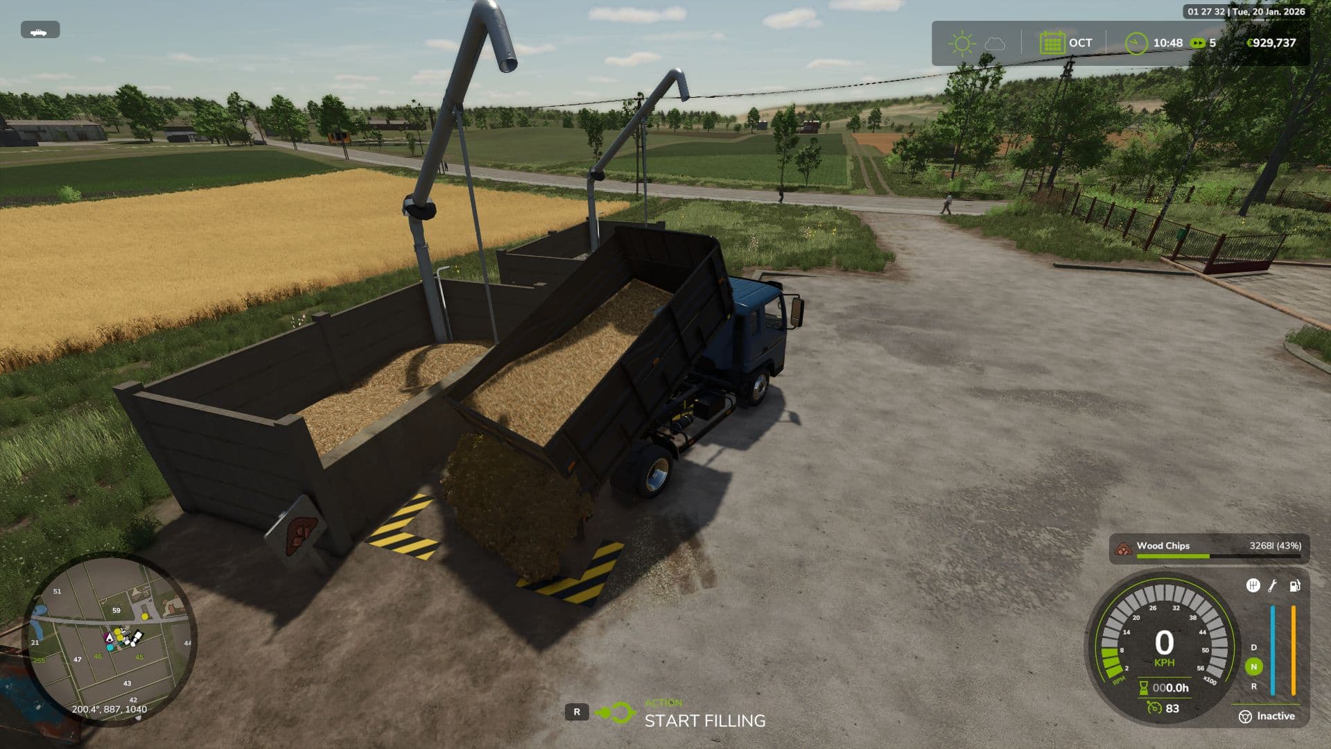 Small Handmade Stone Silo 2